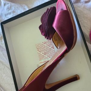 Badgley Mischka Burgundy Randall Sz 10